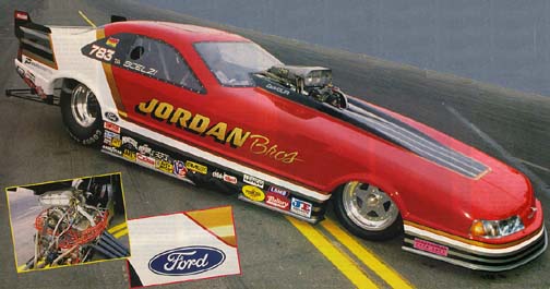 funny car. ALL-FORD FUNNY CAR